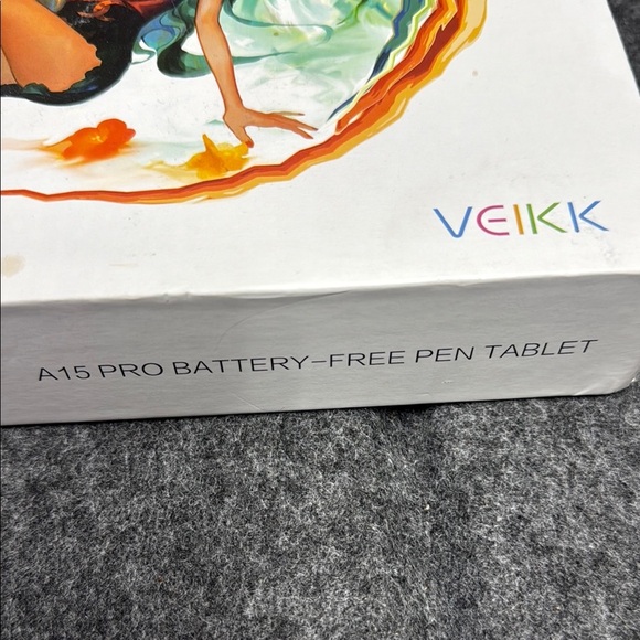A15 Pro Graphics Tablet - White - Picture 2 of 12